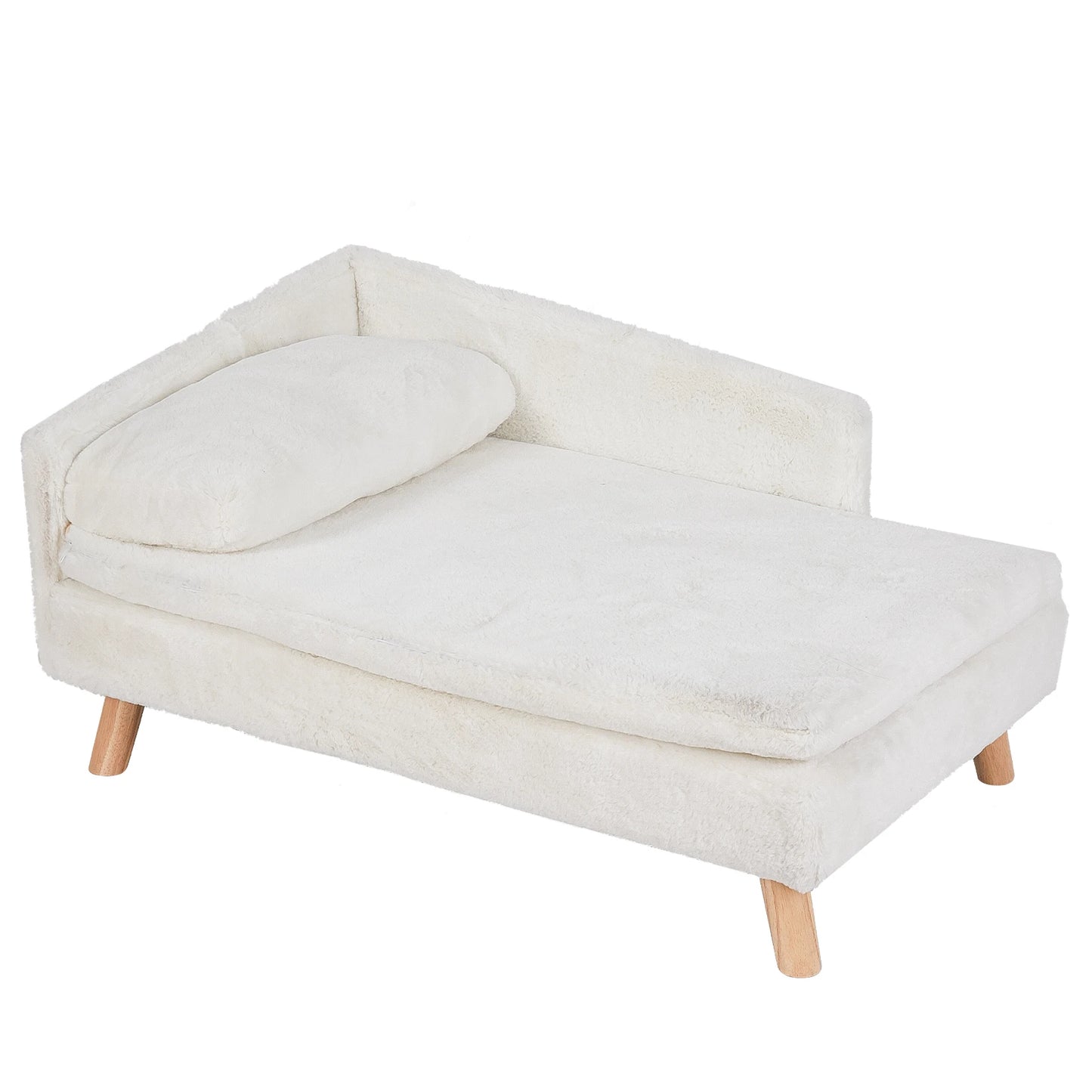Elevated Sofa Pet Bed with Sturdy Wood Legs
