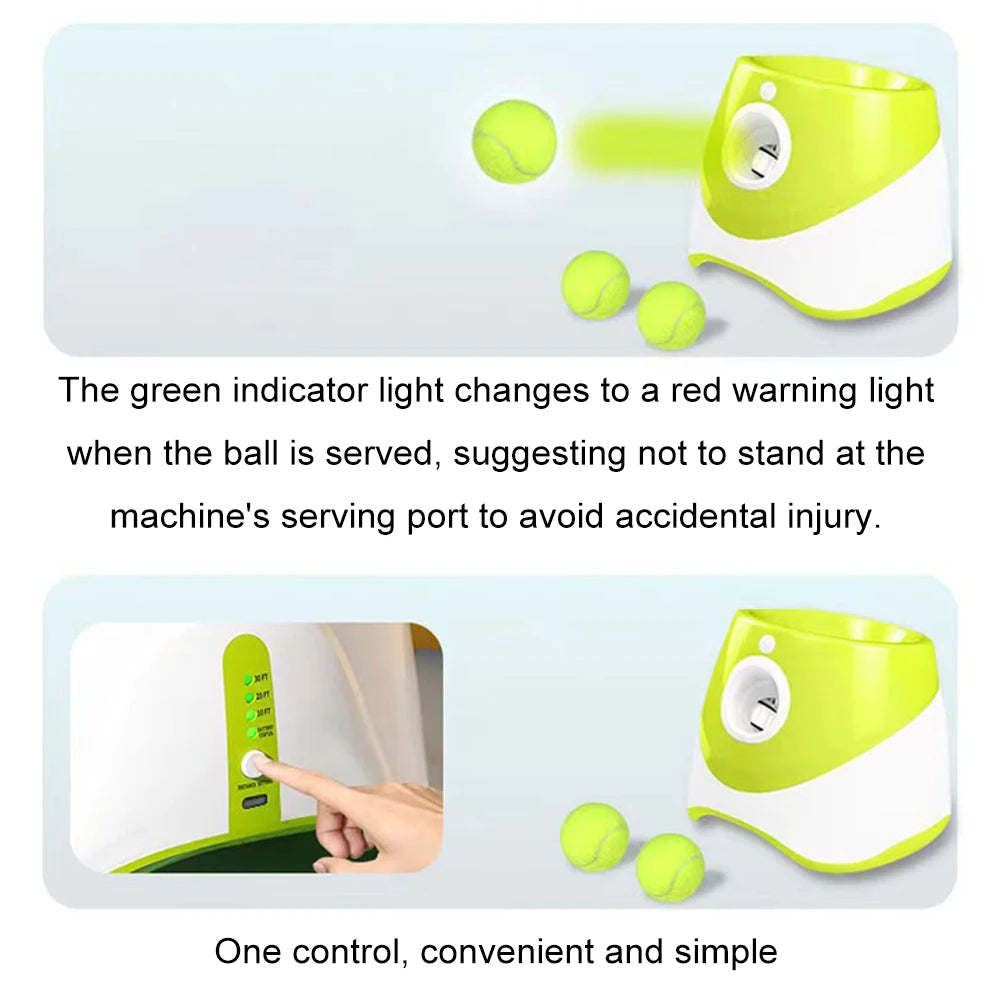 Automatic, Rechargable Tennis Ball Launcher for Dogs