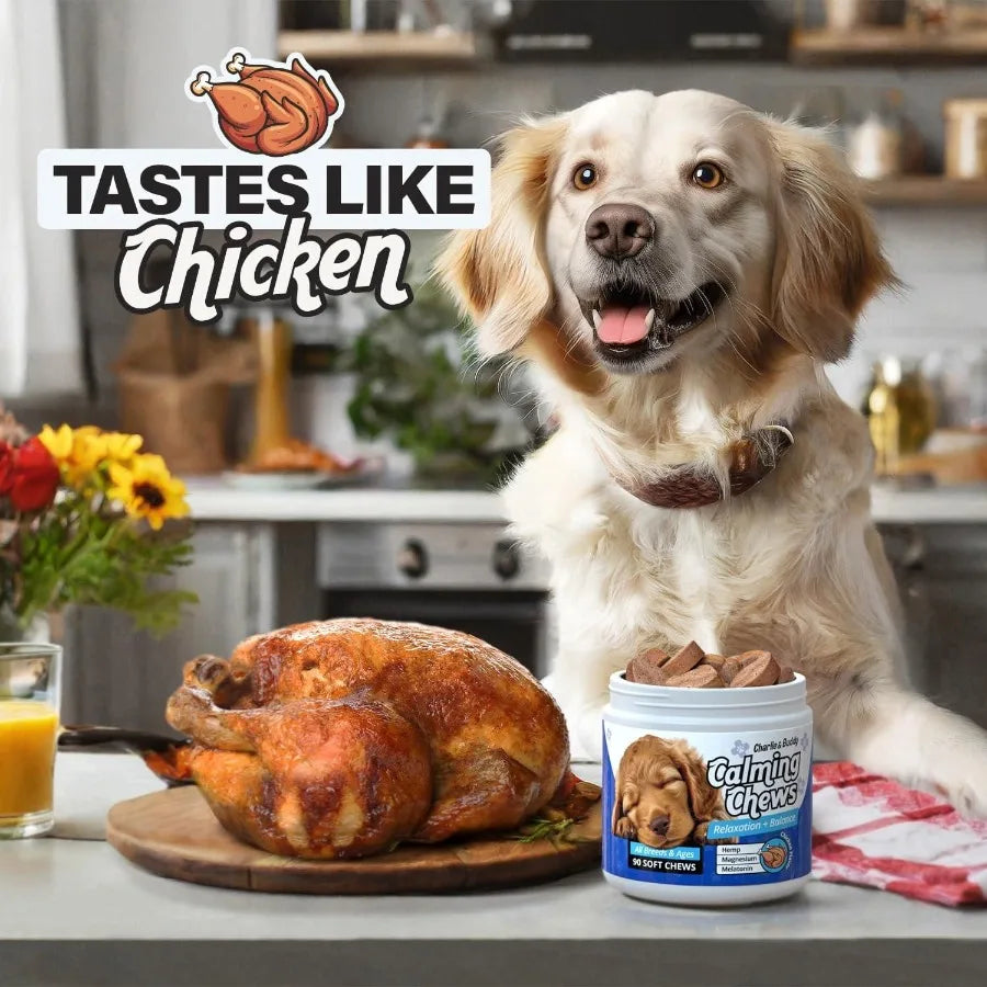 Calming Chews, Anxiety Relief for Dogs