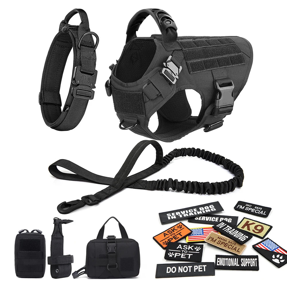 Tactical Training Harness and Accessories for Dogs