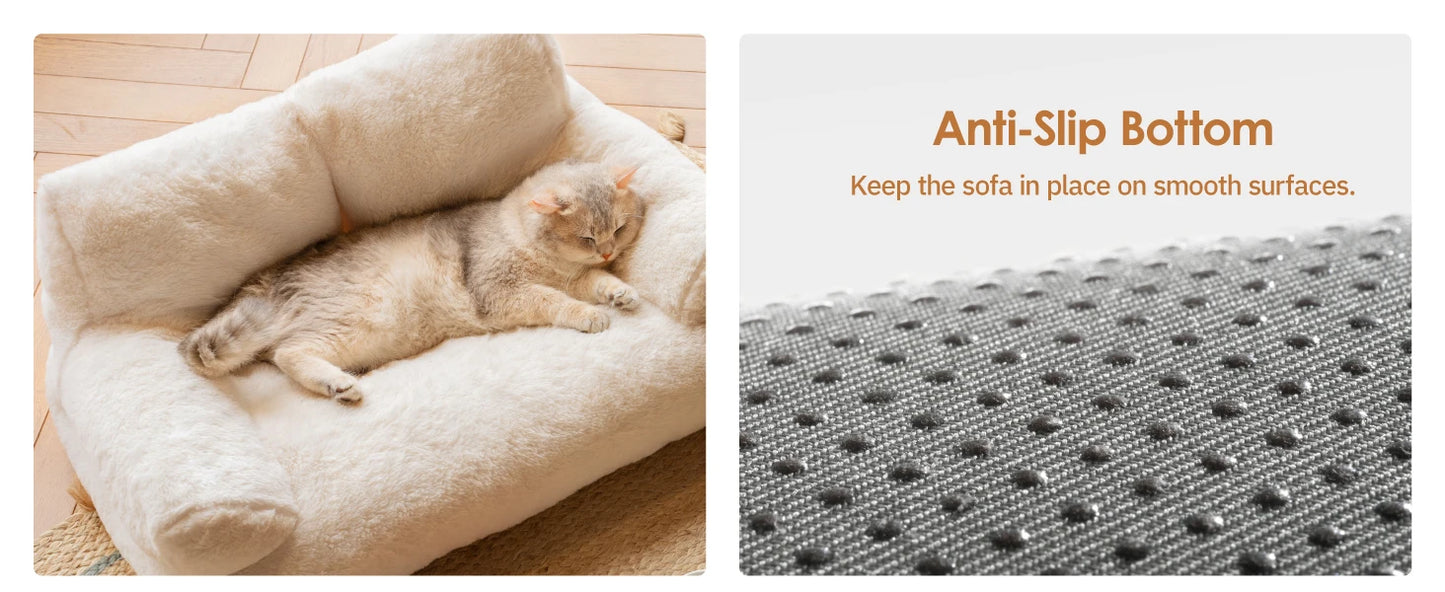 Fluffy Couch Bed for Pets