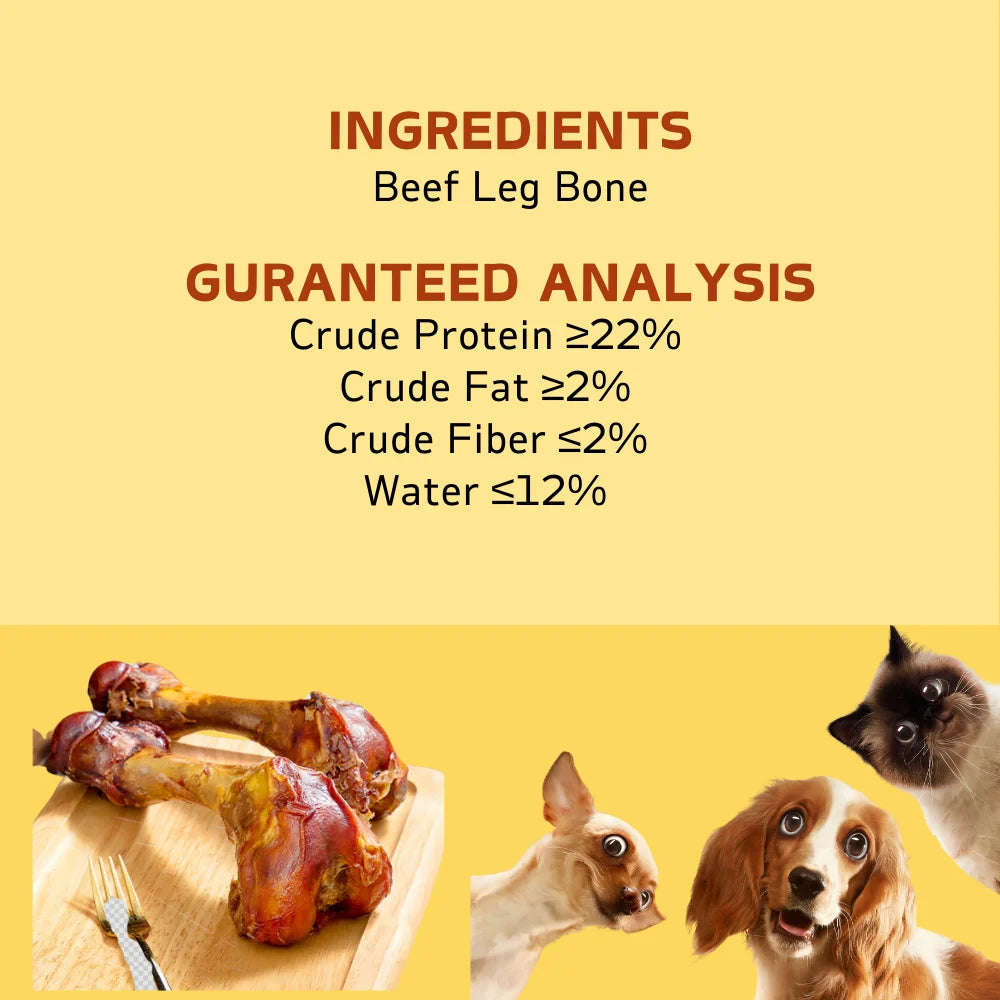 Large Cow Bone, Natural Easily Digestible Dog Treats