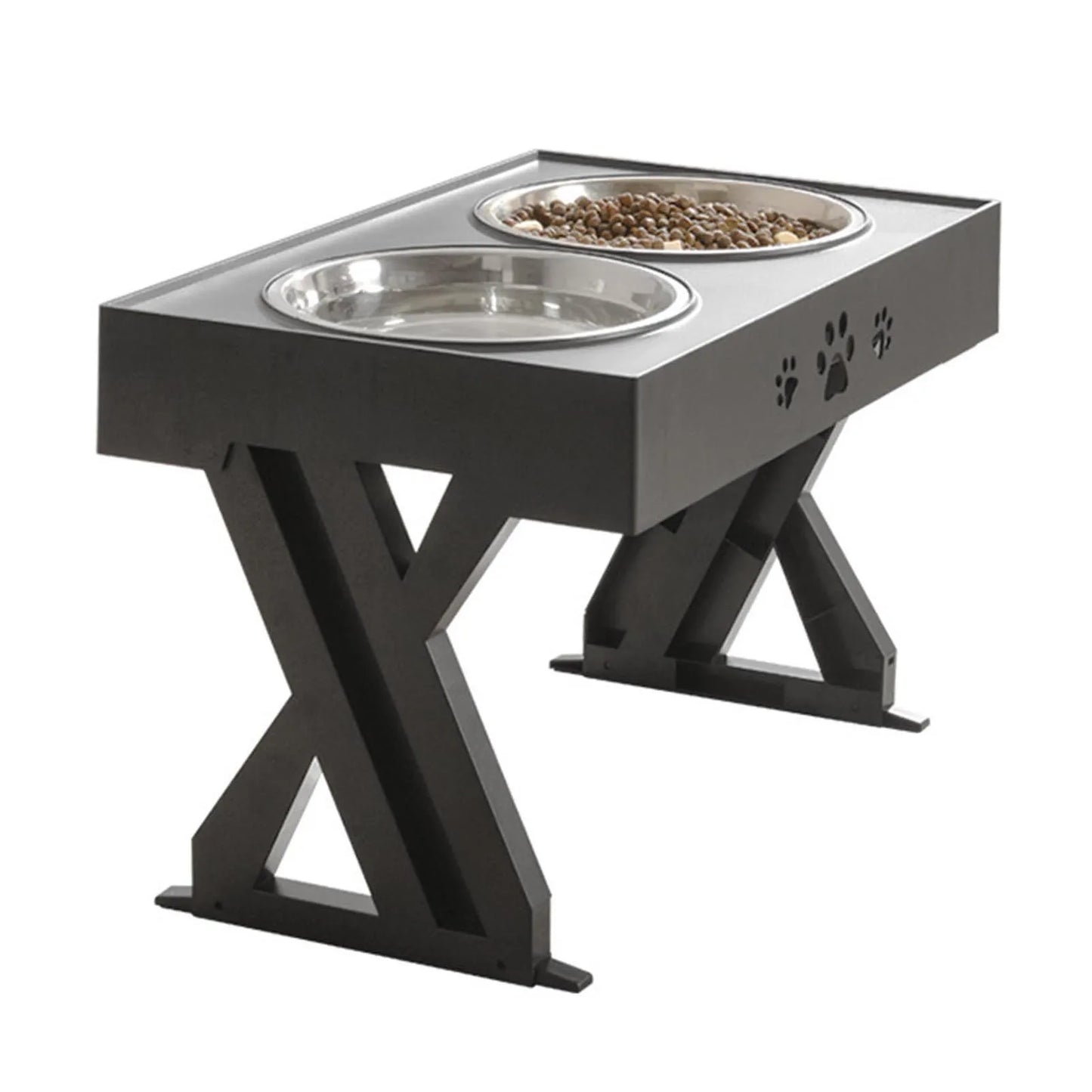 Stainless Steel Elevated Pet Bowls, Promotes Healthy Digestion