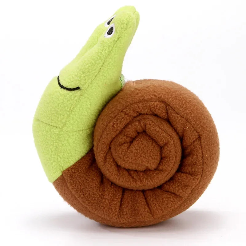 Plush Snail Foraging Snuffle Mat for Dogs