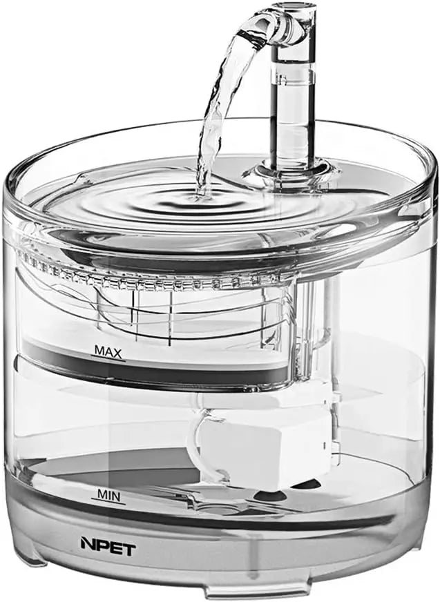 Automatic Pet Water Fountain with Replacement Faucet Kit