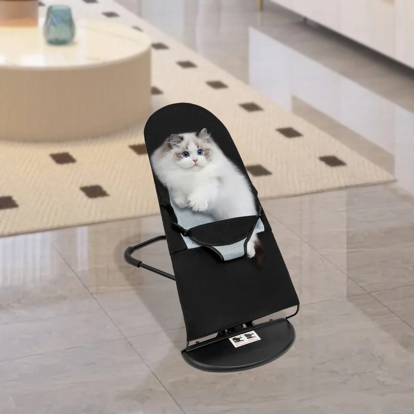Height Adjustable Pet Rocking Chair (33lb capacity)