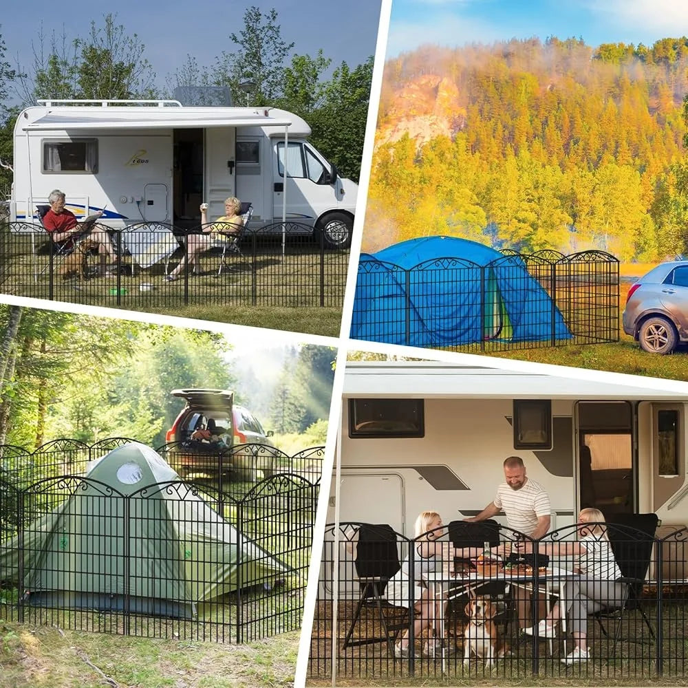 Rustproof 15 Panel Animal Barrier Fencing with Ground Stakes