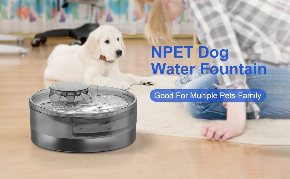 Large Automatic Multiple Pet Water Fountain Dispenser