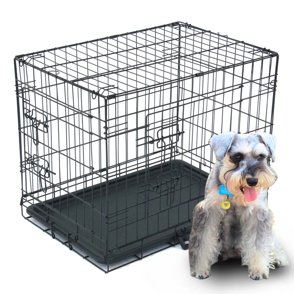 24" Wire Metal Pet Crate
