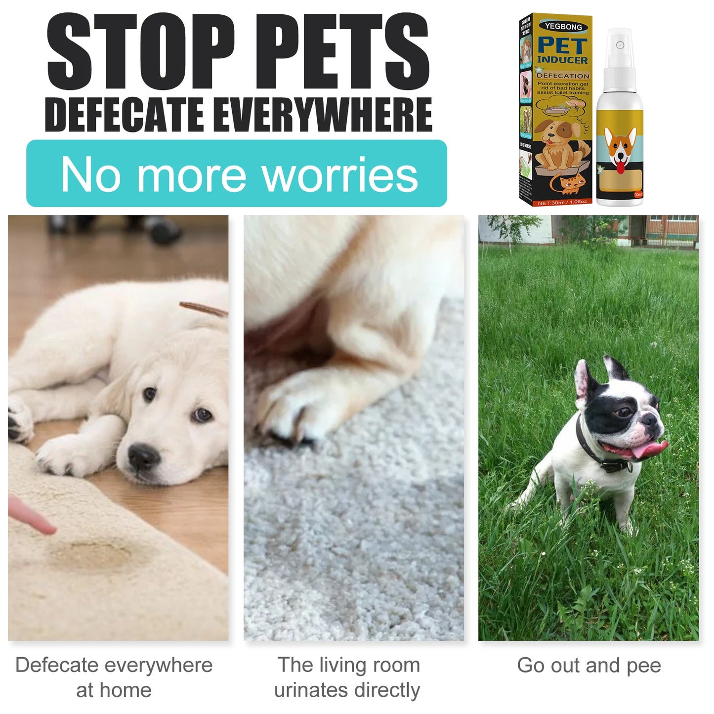 Outdoor Potty Training Spray for Pets
