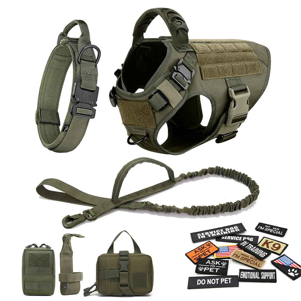 Tactical Training Harness and Accessories for Dogs