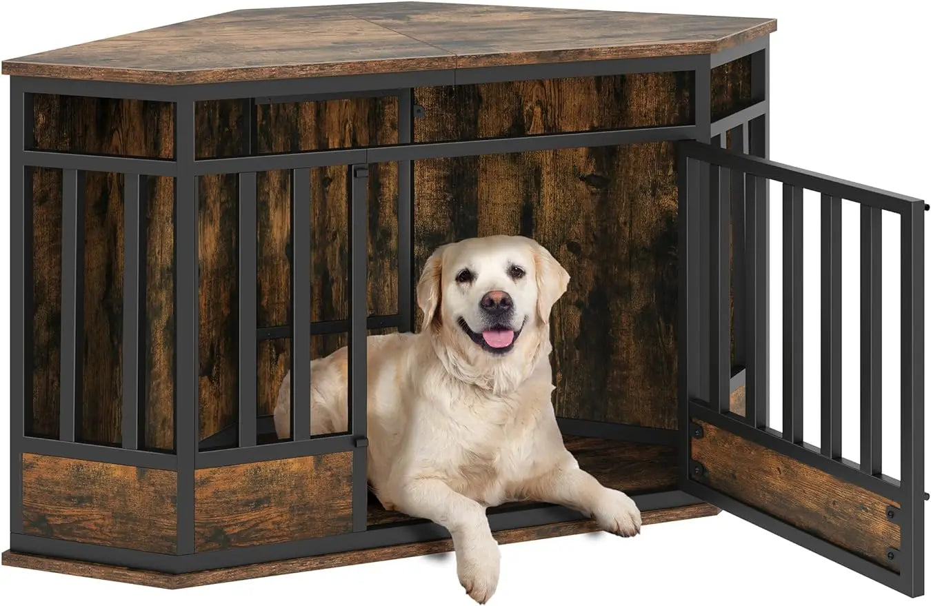 Large Breed Indoor Dog Kennel Furniture, 52 inches