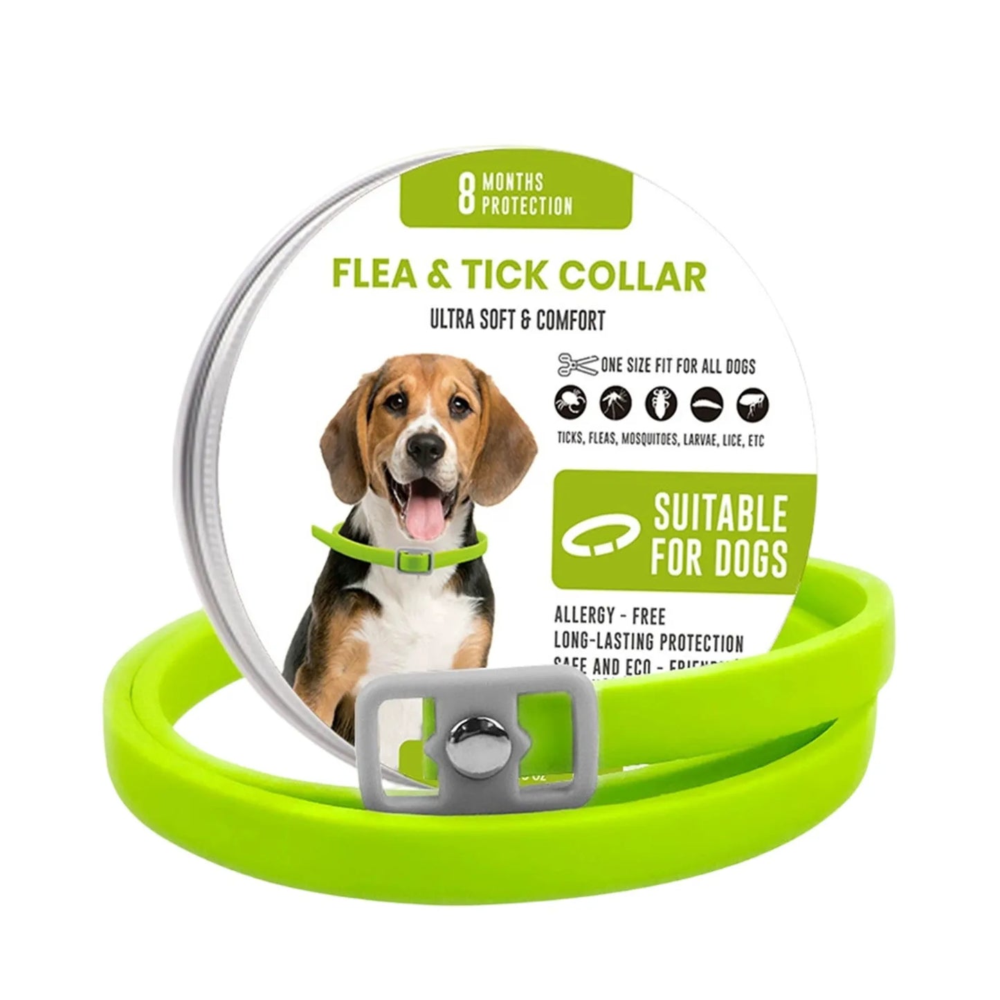 8 Month Flea and Tick Protection Collar for Pets