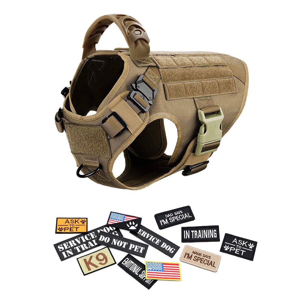 Tactical Training Harness and Accessories for Dogs