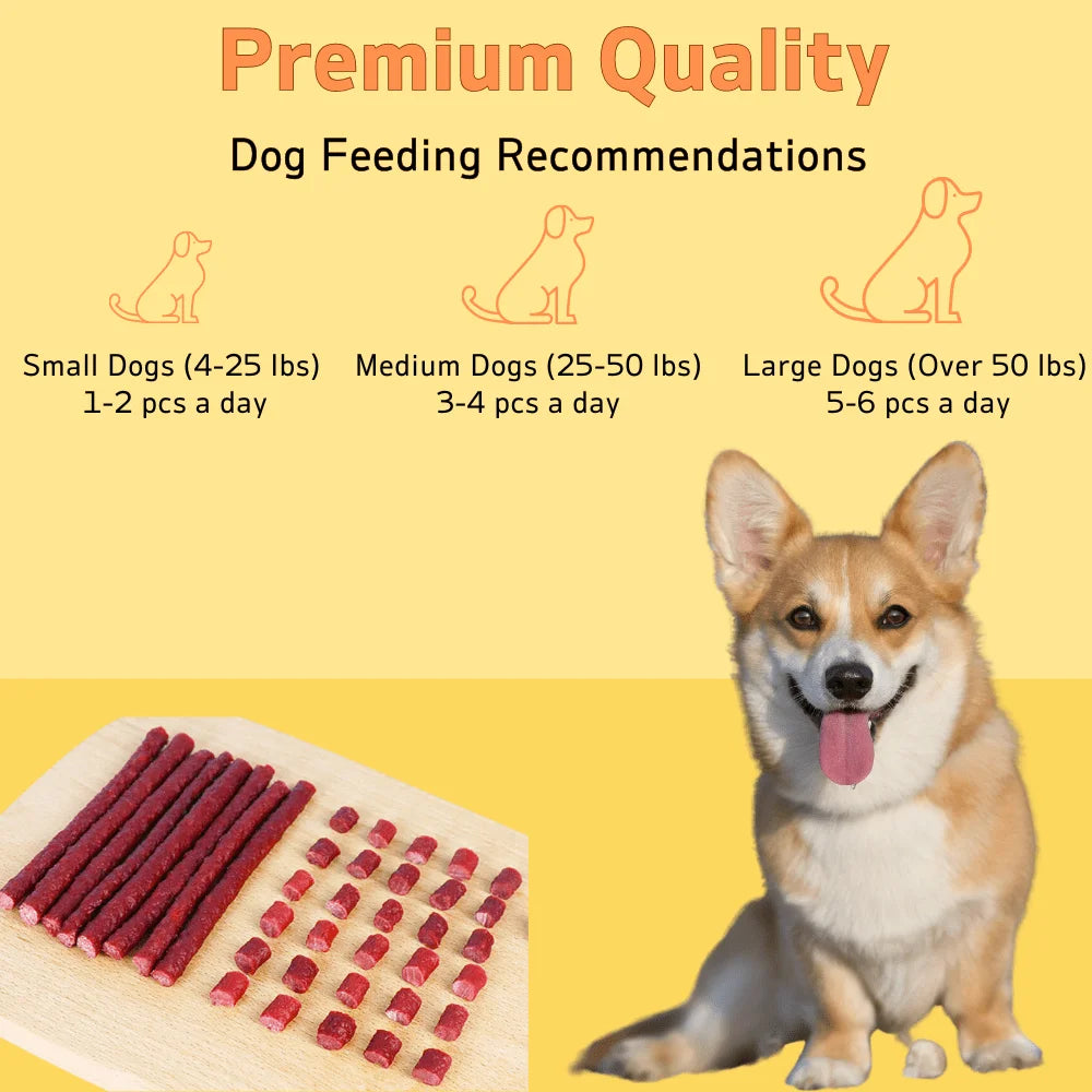 Natural Easy to Digest Beef Stick Dog Treats