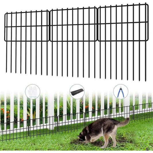 Animal Barrier No Dig Metal Border Panels