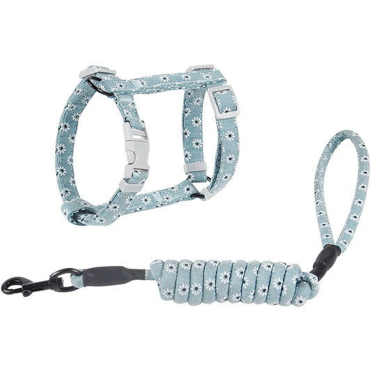 Adjustable Pet Harness and Leash Set