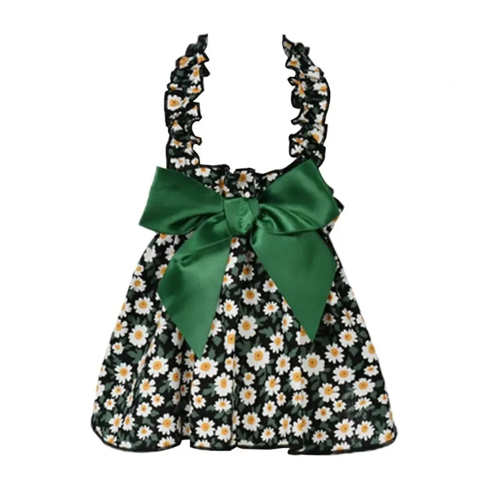 Sleeveless Princess Style Summer Dress for Dogs or Cats