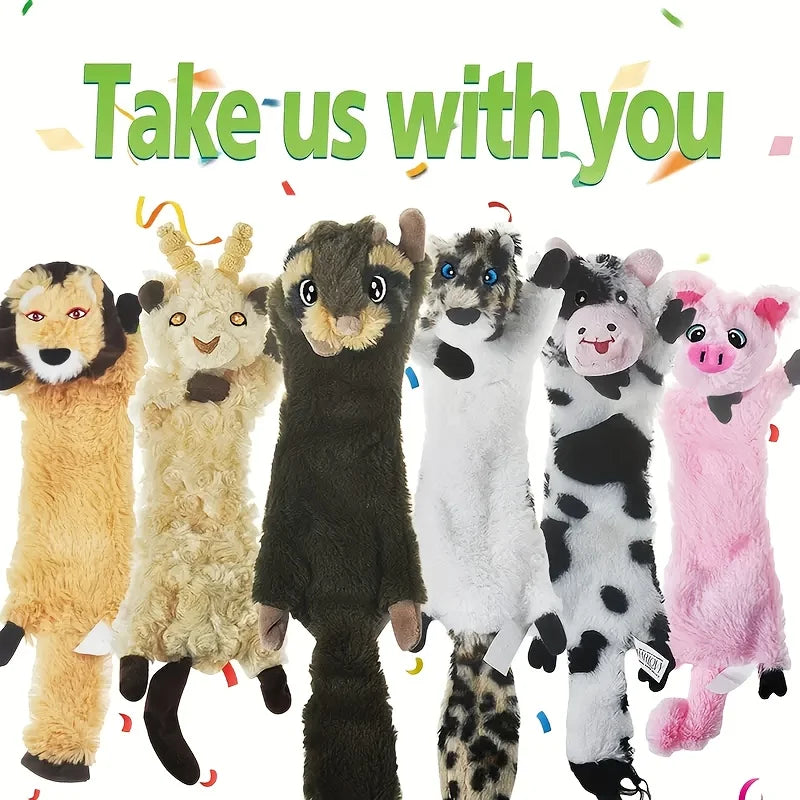 Soft Durable Squeaky Chew Toys for Dogs