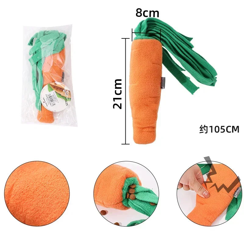 Carrot Shaped Snuffle Training Toy
