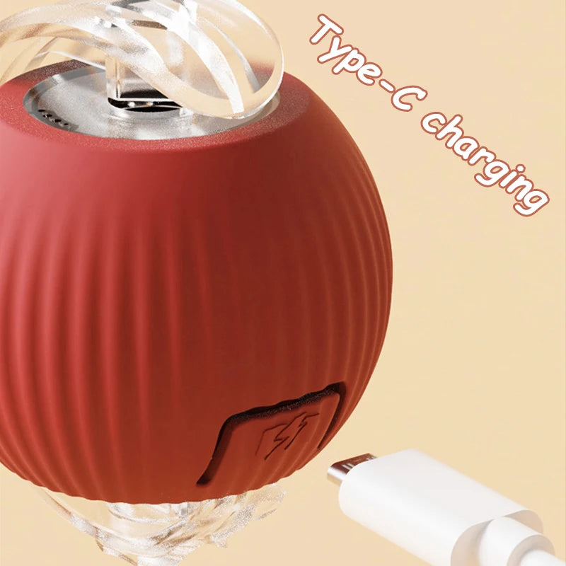 Rechargeable, Interactive Rolling Cat Ball (2pc)