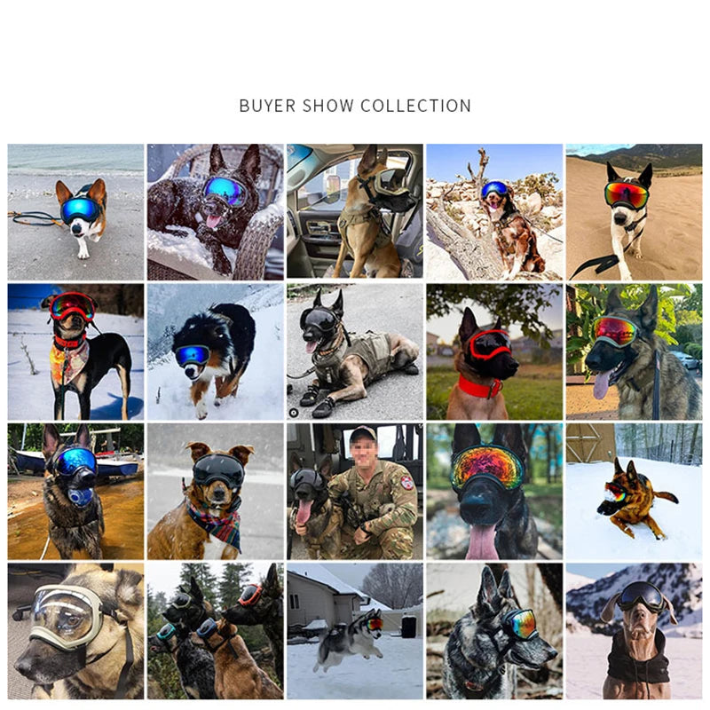Anti-UV Goggle Sunglasses Eyewear Protection for Dogs