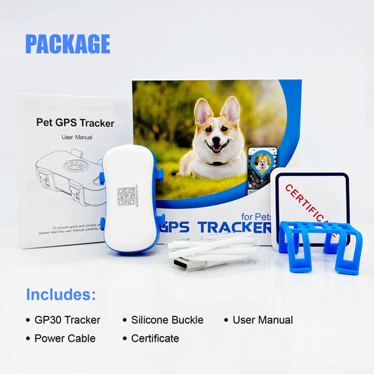 4G Waterproof GPS Pet Locator, Live Tracking with App Subscription