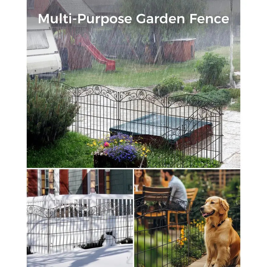 No Dig Pet Barrier Decorative Fencing Panels