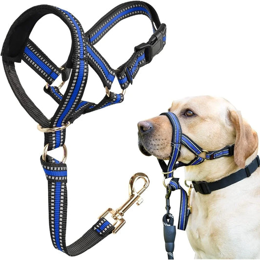 Head Halter No Pull Reflective Walking Harness for Dogs