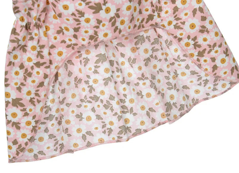 Pink Floral 1pc Dress for Cats and Dogs
