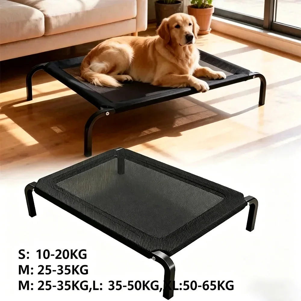 Ventilated, Portable Elevated Dog Bed