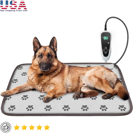 Large Waterproof, Intelligent Thermostat Heating Pad for Dogs