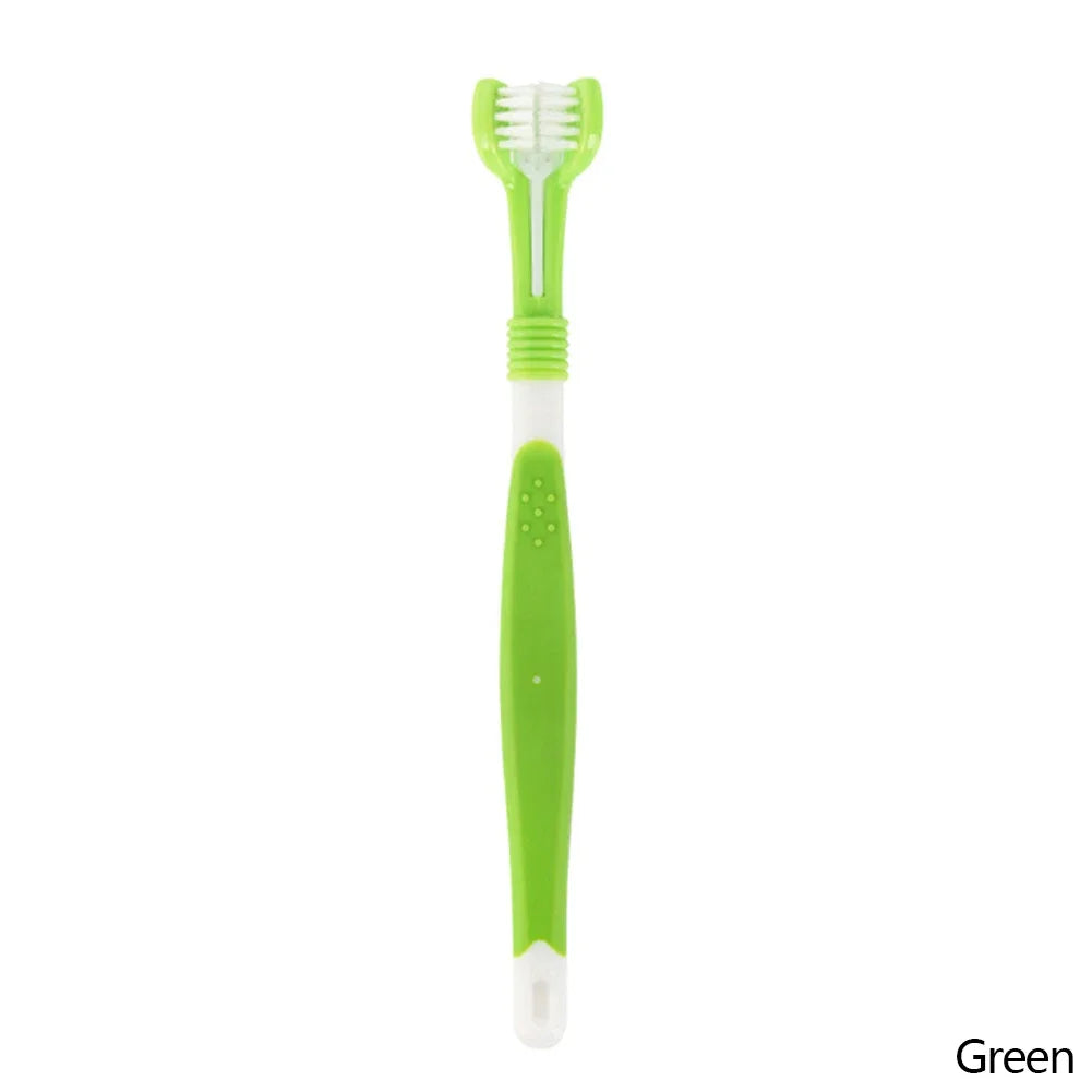 Three Sided Multi-angle Oral Hygiene Tool for Pets