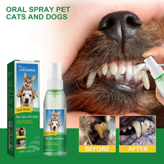 Pet Dental Teeth Cleaning Spray, Breathe Freshener