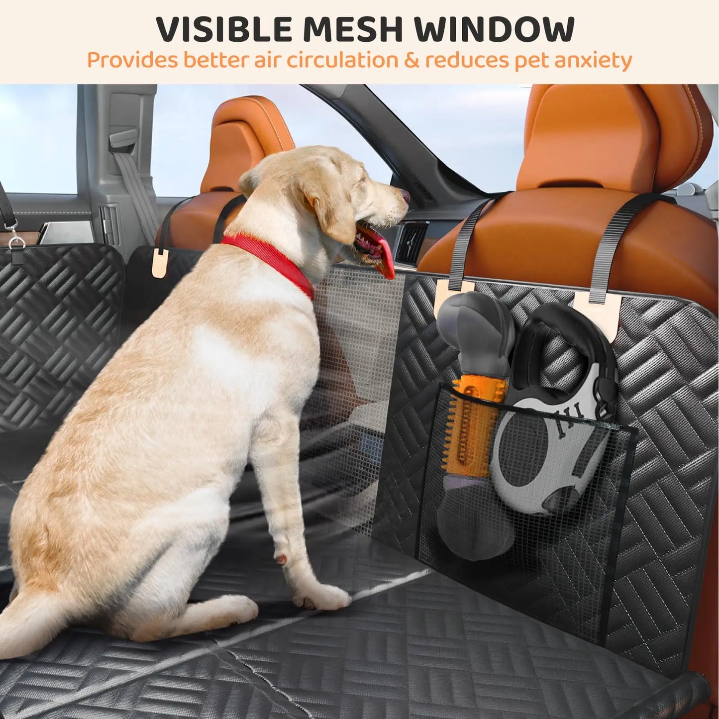 Anti-Scratch Rear Seat Cover Washable Dog Hammock