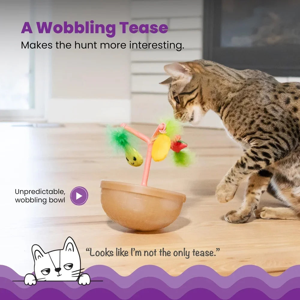 Indoor Wobbling Interactive Cat Toy