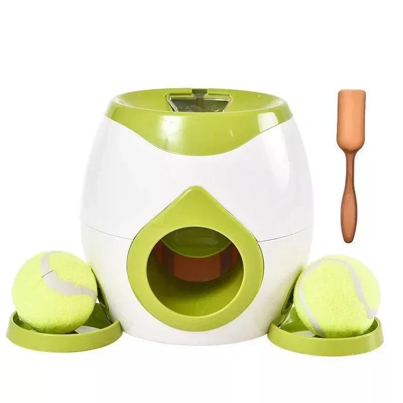 Tennis Ball Launcher, Treat Dispenser Machine