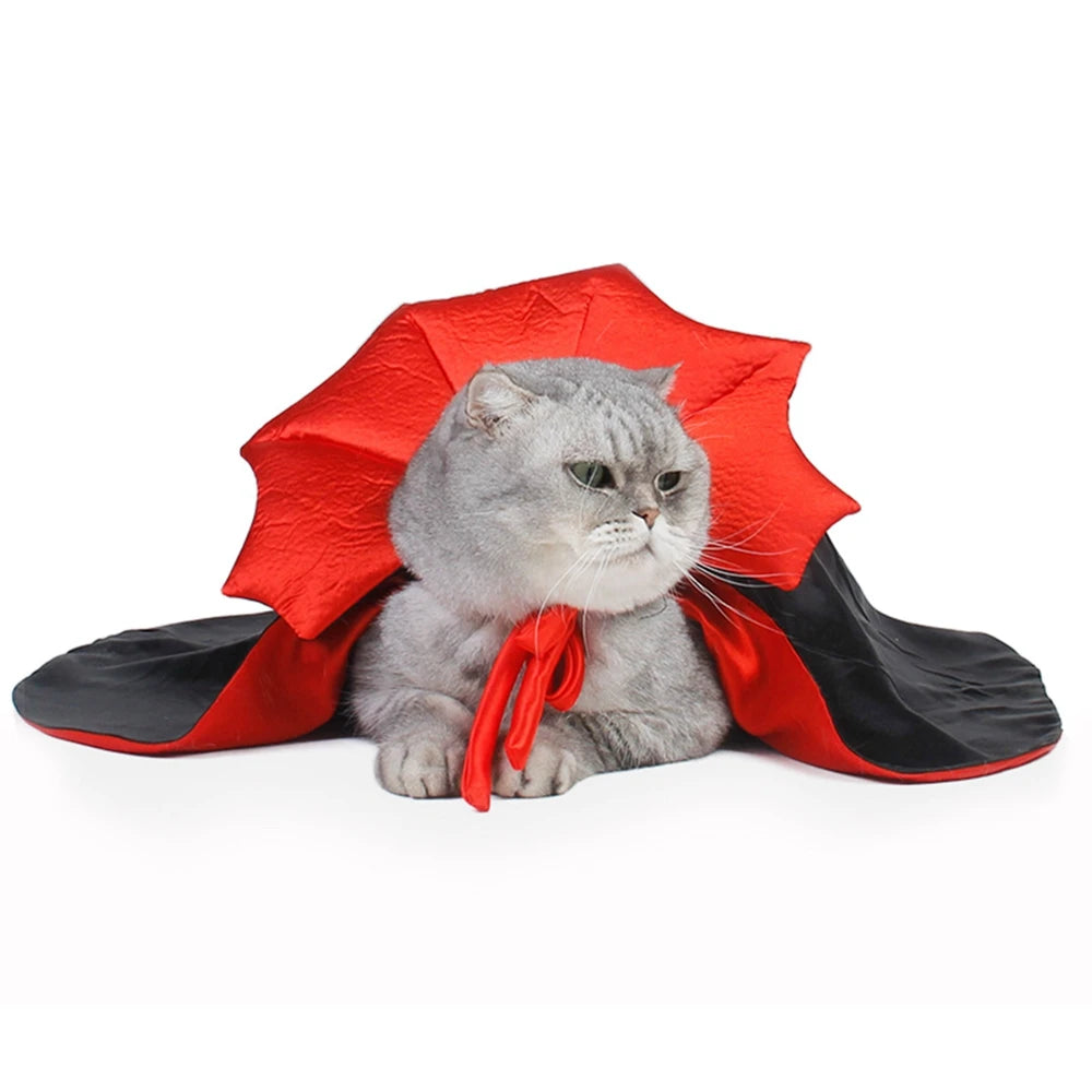 Vampire Pet Cloak, Halloween Accessories for Pets