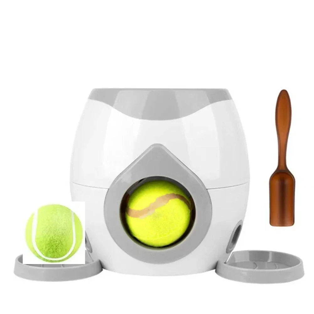 Tennis Ball Launcher, Treat Dispenser Machine