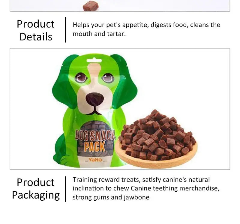 Appetizing Nutritious Diced Beef Flavor Dog Training Treats