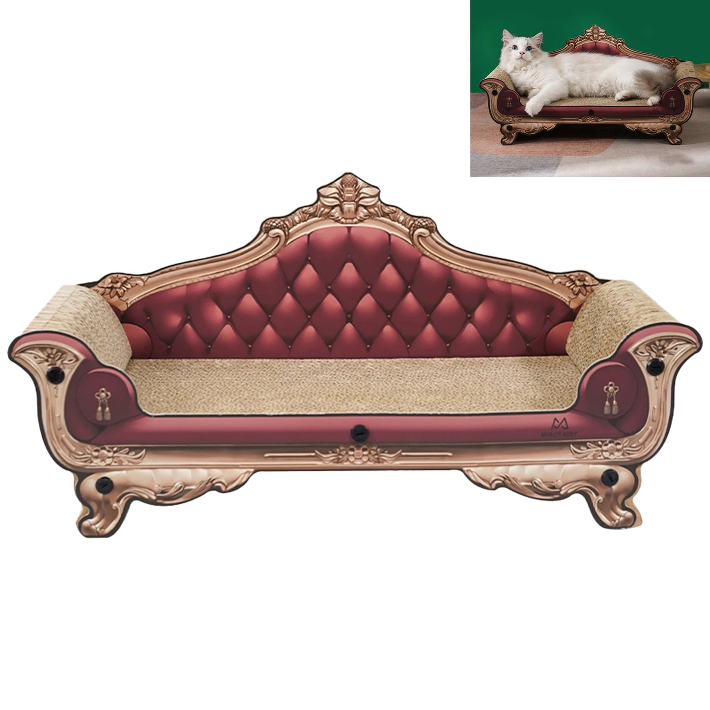 Cardboard Sofa Couch Scratcher for Cats