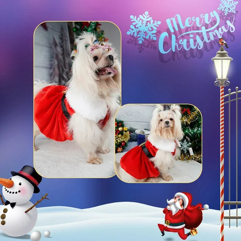 Christmas Dress Costume for Dogs
