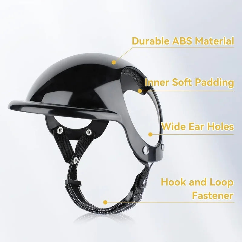 Helmet and Goggles 2pc Set for Small Dogs and Cats