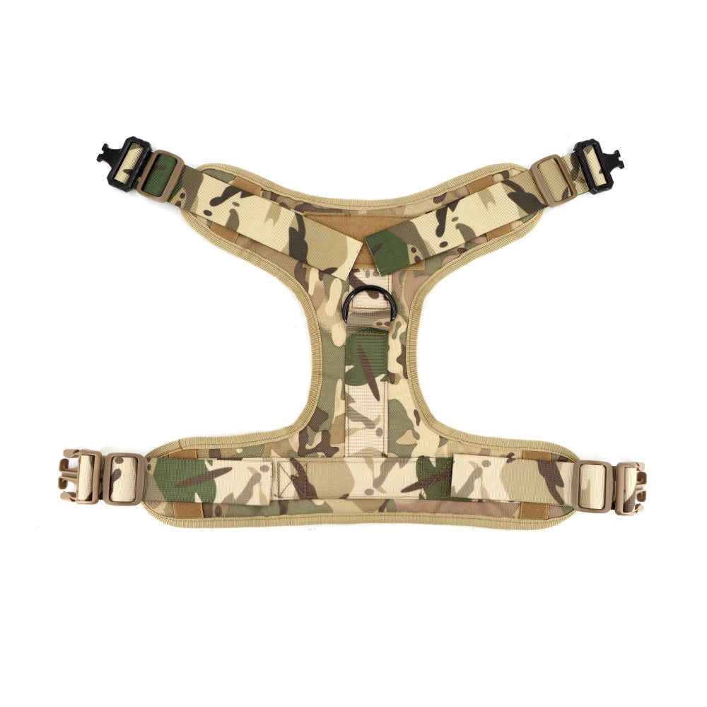 Large Dog Tactical Training Harness and Leash Set