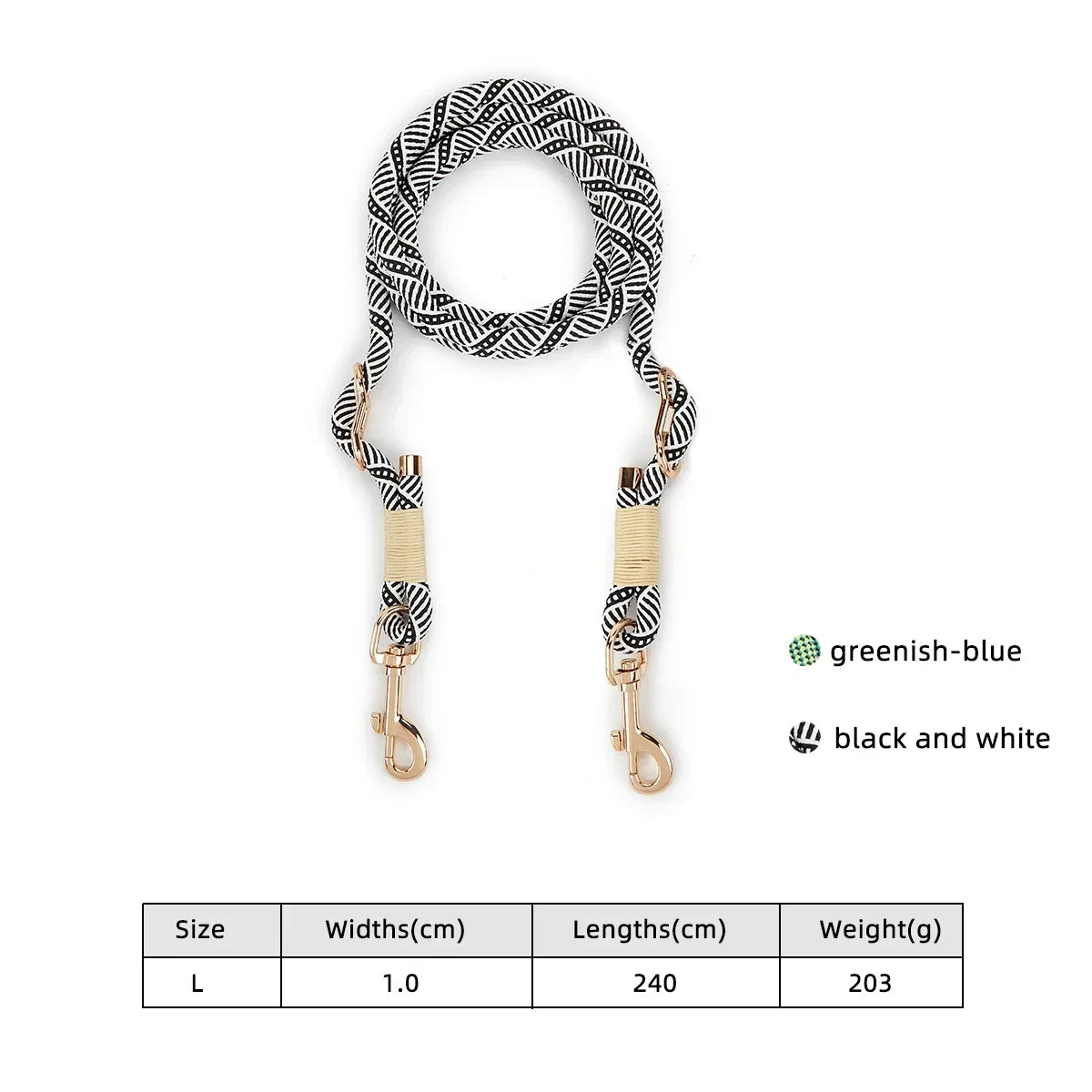 Outdoor Multi-Functional Hands Free Dog Lead Rope