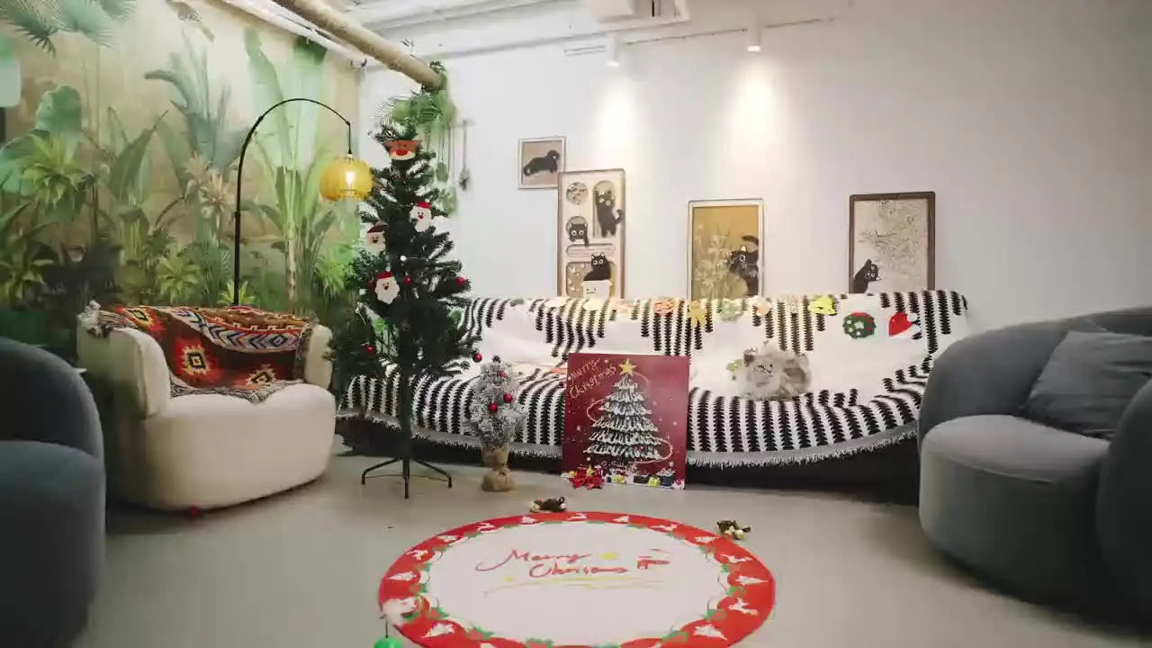 Thick Cardboard Indoor Couch Shaped Scratching Pad for Cats