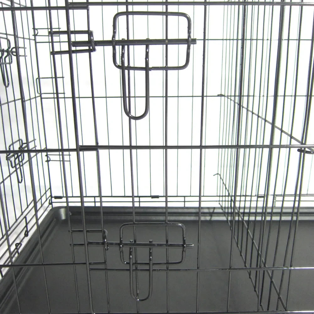 Folding Metal Wire Pet Crate, 42"