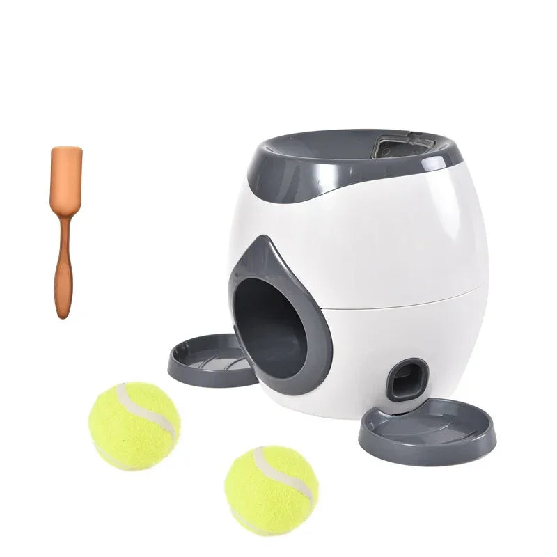 Tennis Ball Launcher, Treat Dispenser Machine