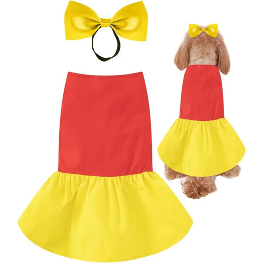 Festive Candy Corn Pet Halloween Costume