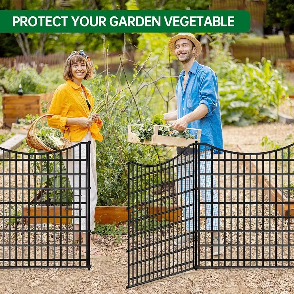 Easy Assemble Garden Dog Fencing with Gate, 18 Panels